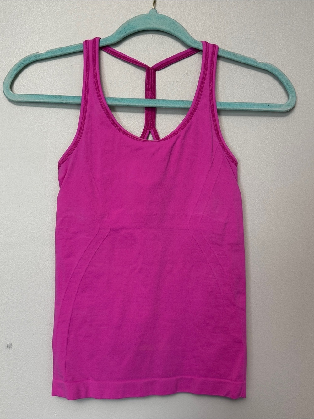NUX Hot Pink T-Back Athletic Tank